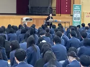 講演の様子3(米子高等学校)
