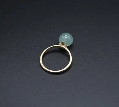 糸魚川翡翠リング・花蕾