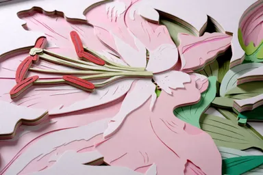 彫紙アートイメージ画像