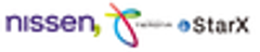 株式会社ニッセン、TEMONA株式会社、スタークス株式会社のロゴ