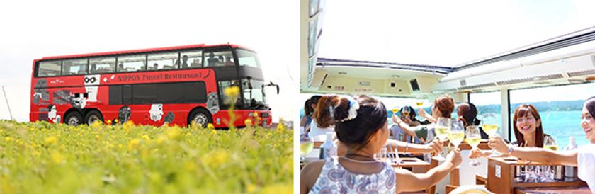 食と移動の融合により新たな感動を提供する
“レストランバス”を淡路島へ初運行
～ホテル阪急インターナショナル調理長監修 
春のフレンチフルコース付き～
