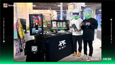 HKSK × Bondeeブース