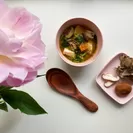 キノコの味噌汁×オリーブオイル