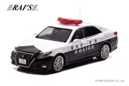 1/43 トヨタ クラウン アスリート (GRS214) 福岡県警察北九州警察部機動警察隊車両：左前