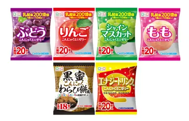 2024年春夏新商品こんにゃくミニゼリー6種