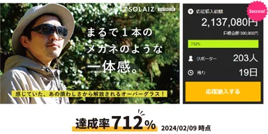 SOLAIZオーバーグラス