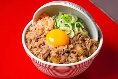ねぎ玉牛丼