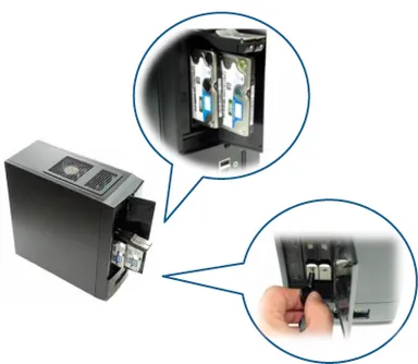 キーロック付ハードディスク