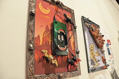 iPhoneケース作品展示