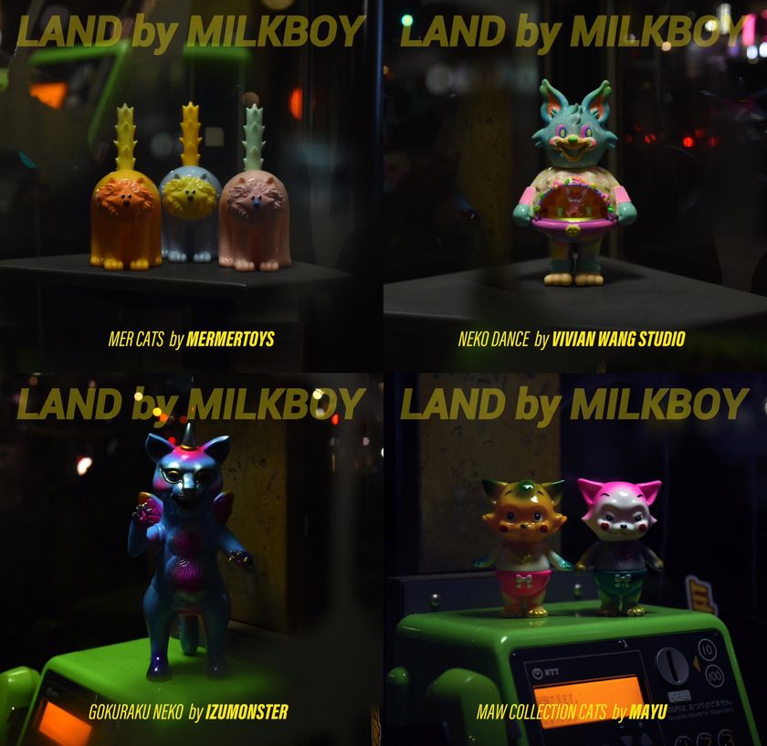 LAND by MILKBOY 举行猫咪计划在Laforet 原宿店推出以猫为主题的软胶