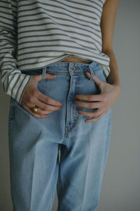パンツ YANUK ETRE TOKYO Pegtop Denim 25 LBL YANUK ETRE TOKYO Pegtop Denim 25 LBL