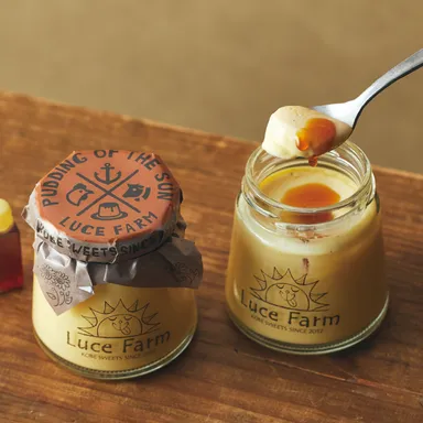 プリン専門店ルーチェファーム　太陽のプリン「プレミアム」