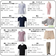 多様なシチュエーションに対応した商品