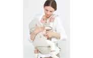 抱っこひもをしっかり装着してから赤ちゃんを乗せられるので、はじめての抱っこひもでも安心