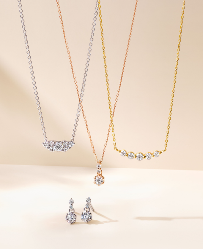 大切な人へのホワイトデーのプレゼントには
感謝の意を込めてダイヤモンドジュエリーを