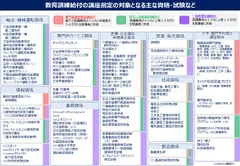 対象となる主な試験、資格など(厚生労働省ホームページより)