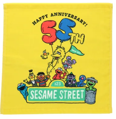 ウォッシュタオル(セサミストリート アニバーサリー)