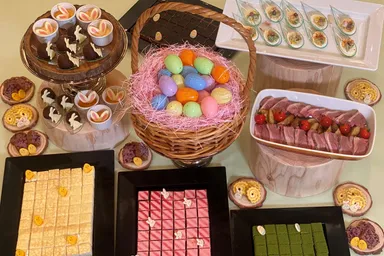 イースターがテーマのバイキングメニュー