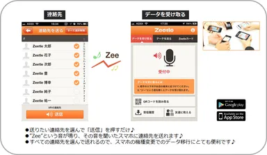 連絡先データの移行も簡単