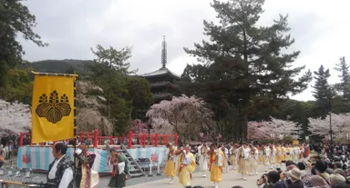 豊太閤花見行列(金堂前)