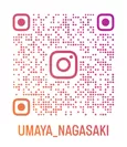 うまや長崎Instagram二次元コード