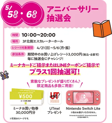 アニバーサリー抽選会