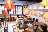 中華街観光のご休憩に、2Fにはカフェ「大世界茶房」も期間限定オープン中