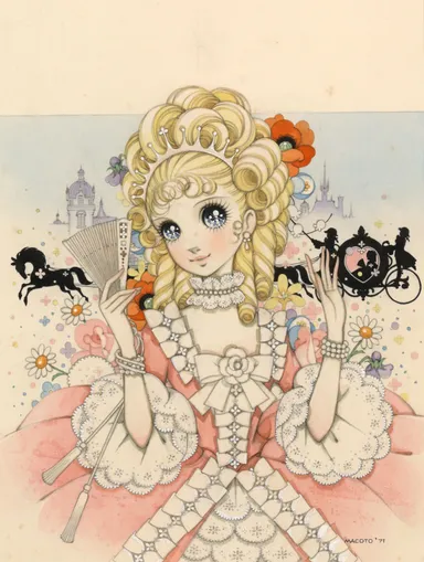 「シンデレラ」（扉絵）水彩 27×20.3cm 1971年作 330,000円(税込)