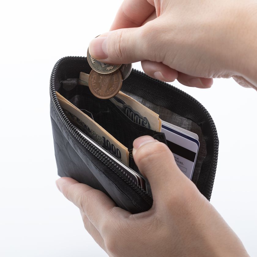LWP009 Wallet with Dyneema®(Black)｜LIFEWORKPRODUCTS（ライフ