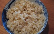 オリーブオイル卵かけごはん_作り方(2)玄米ごはん