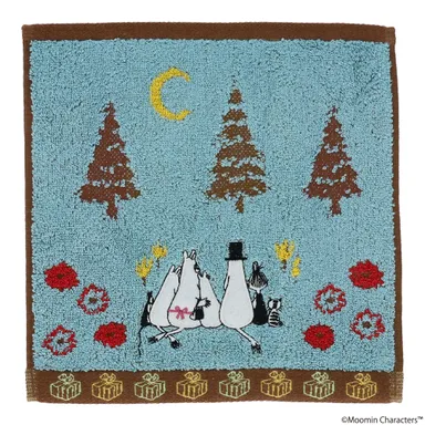 ハンカチタオル：ムーミン みんなでおでかけ