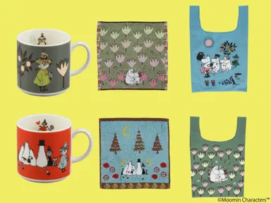 タオル、エコバッグ、マグの「ムーミン」グッズを発売