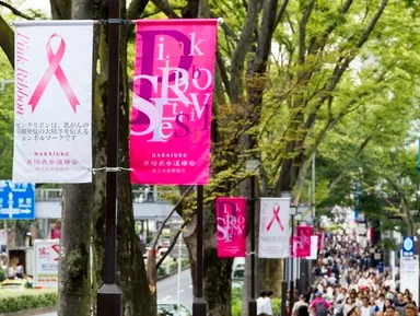 「スマイルウォーク」の様子　写真提供：日本対がん協会