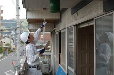 作業例(ベランダ)