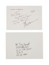 Martin Scorsese Handwritten Birthday Note　(C)Julien's Auctions
