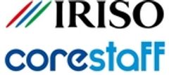 イリソ電子工業株式会社、コアスタッフ株式会社のロゴ