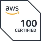 「AWS 100 APN Certification Distinction」ロゴ