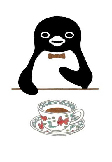 「純喫茶ペンギン　金魚と水草」33,000円(税込) 26×18cm