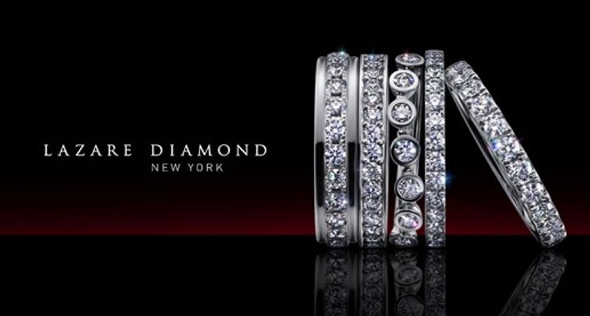 NYの洗練された至高のダイヤモンドが永遠に輝く
ラザール ダイヤモンドのエタニティリング