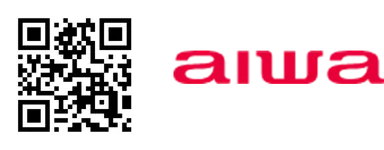 aiwaダイレクトQRコードとロゴ