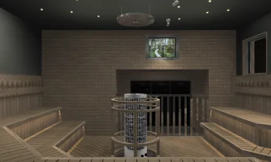 フィンランドの先住民族をテーマにデザインした女性用サウナ