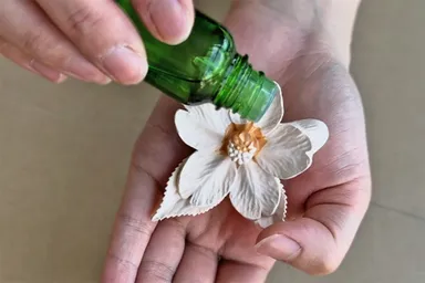 アロマを垂らしている様子