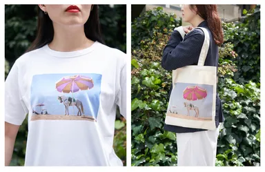 Tシャツ 15,400円(税込)、トートバッグ 4,950円(税込)