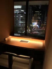 夜景が見えるカップル個室