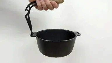 鍋が重くなってもバランスよく運ぶことが可能