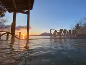 丸駒温泉旅館の天然露天風呂