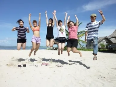 週末はリゾートで過ごす