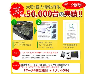 パソコン完全データ消去