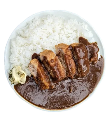 マグロメンチカツカレー