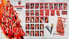 AKATSUKI JAPAN』バスケットボール男子日本代表のカード付ウエハースが 